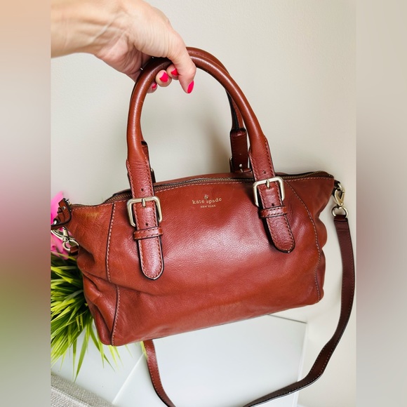 kate spade Handbags - ♠️Kate Spade | Cognac Leather Bag